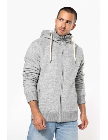 KAR-KV2312-VINTAGE SHERPA-LINED FLEECE JACKET